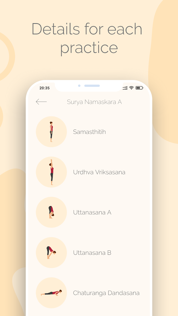 Ashtanga Yoga - app screenshot