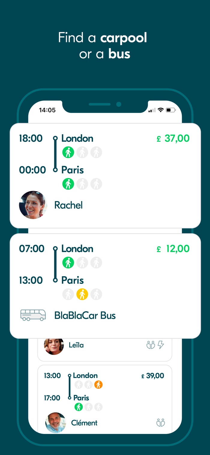 BlaBlaCar - app screenshot