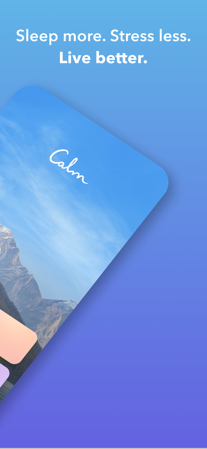 Calm - app screenshot