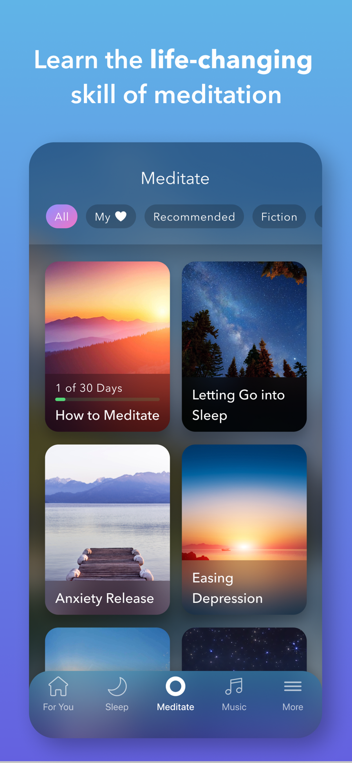 Calm - app screenshot