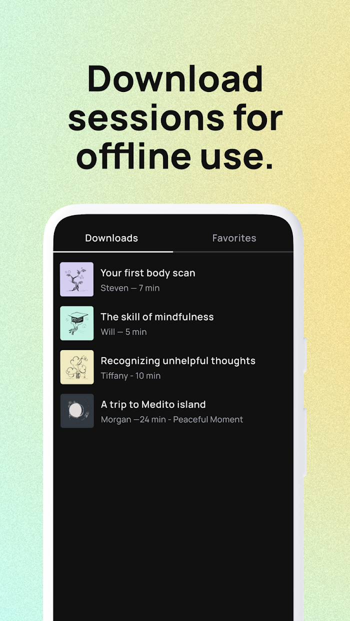 Medito - app screenshot