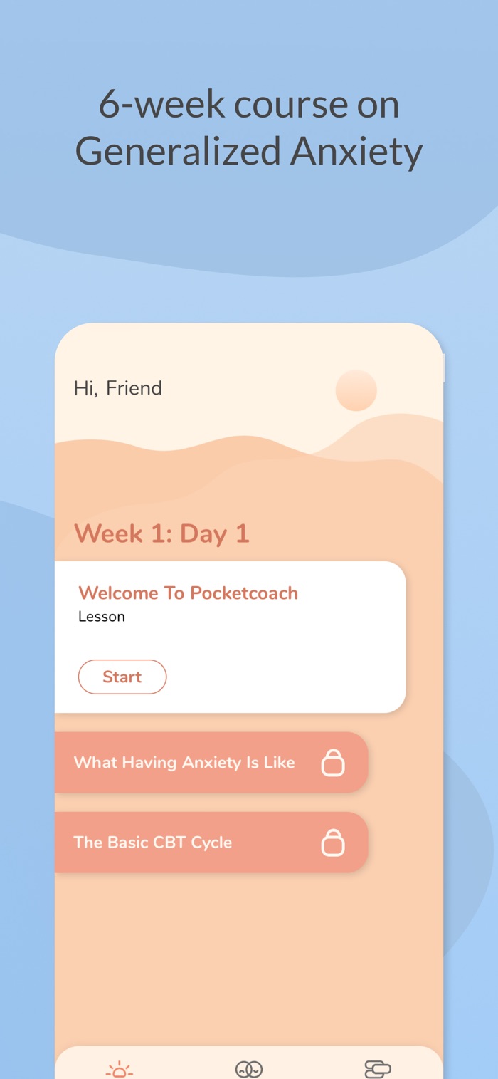 Pocketcoach - app screenshot