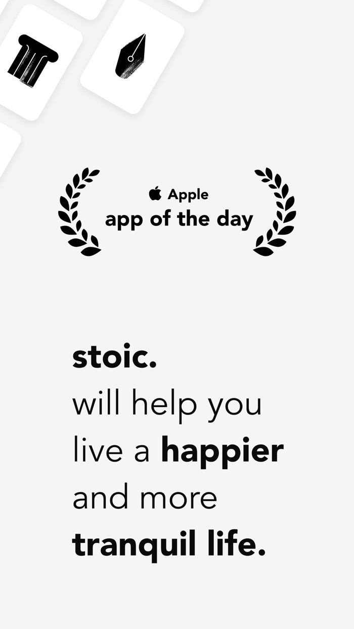 stoic. - app screenshot